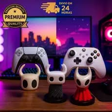 Suporte Controle Hollow Knight, Knight , Hornet, PS5 PS4 Xbox PC Switch – Design Exclusivo