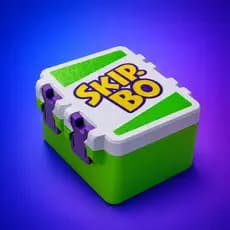 Caixa Organizadora para Cartas Skip-Bo | Estojo Premium com Suporte para Jogo
