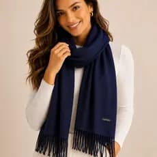 Cachecol Pashmina Cashmere Unissex Super Quente 200g Lenço Echarpe Xale Luxo Inverno Premium