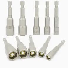 Kit Soquete Magnética 65mm para Parafusadeira c/5 unidades