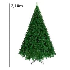 Árvore De Natal Pinheiro Verde Luxo 2,10m 956 Galhos A0721h