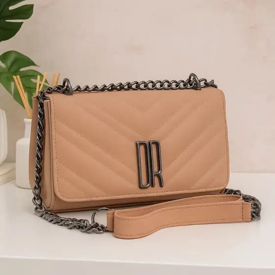 Bolsa Feminina Pequena De Lado E Transversal Alça De Corrente Tiracolo Lançamento Envio Imediato