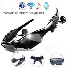 Óculos De Sol Com Bluetooth Portáteis De Esportes Sem Fio Sunglasses Headset V4 Para Android e Iphone