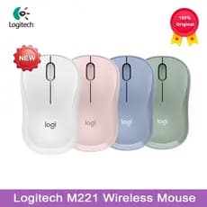 Logitech M221 Mouse Sem Fio Silencioso Com Óptico Ergonômico Para Jogos De PC De 2.4 Ghz Mac OS