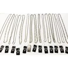 Corrente Cordão Aço Inox 10 Unidades Atacado Barato