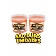 Cera Carnauba Renovador de Para-choque Plásticos Pasta
