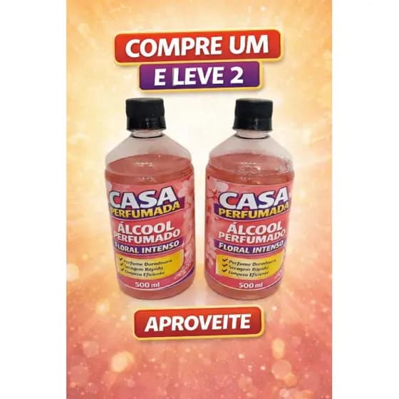 Álcool perfumado limpa e perfuma 500 ml Ótima qualidade.