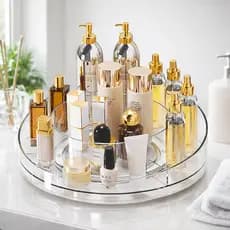 Organizador Giratório 360° Acrilico Maquiagem E Cosmeticos