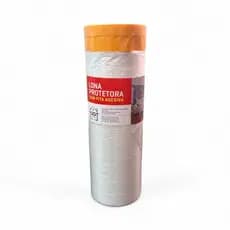 LONA PROTETORA COM FITA ADESIVA PARA MÓVEIS, OBRAS, PINTURAS - 2M X 10M