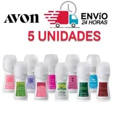 Desodorante Rollon Roll-on Avon Feminino 48h kit c/5Un 50ml