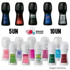 Kit Desodorante Roll on Rollon Rolon AVON Masculino ou Feminino 48h -72h - 50ml On Duty