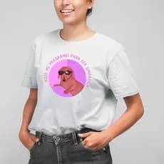 Camiseta Salsichinha Simpática Frases Engraçadas Meme Algodão Premium