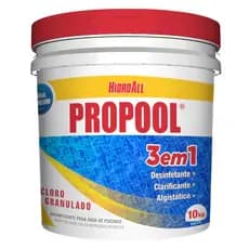 CLORO GRANULADO HIDROALL PROPOOL 3 EM 1 - 10KG