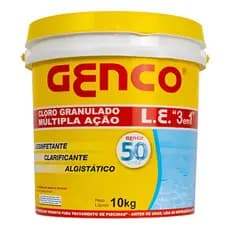 Cloro Granulado Múltipla Ação 3 em 1 10 kg – Genco