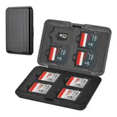 75% - Case Micro E Sd Aluminio Porta Cartão Memória Estojo