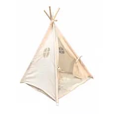 Cabana infantil 90x90x120 crianças festa do pijama off white