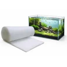 Manta grossa Perlon para filtro de aquário decoracão 150gr ( 50cm x 140cm)