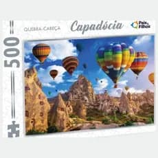 Brinquedo Quebra-Cabeça Capadócia 500 Peças 54cm x 37cm Pais&Filhos