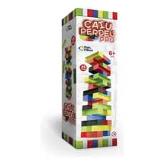 Jogo Caiu Perdeu Pro Colorido Brinquedo Com Roleta Pais e Filhos