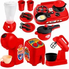 Kit Faz De Conta Infantil Menina e Menino Chef Kids