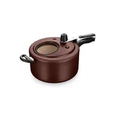 PANELA DE PRESSÃO SUPERIOR MTA COM VISOR CHOCOLATE 6,0 LITROS