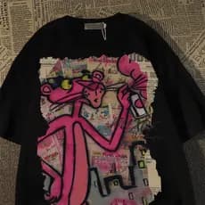 Camiseta Unissex Estampada com Pantera
