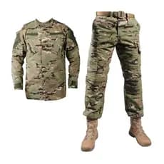 Farda Conjunto Fardamento Tático (Calça Combat + Gandola) Bélica - Camuflado Multicam