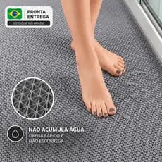 Tapete Antiderrapante para box cozinha banheiro piscina sauna Emborrachado Premium Luxo