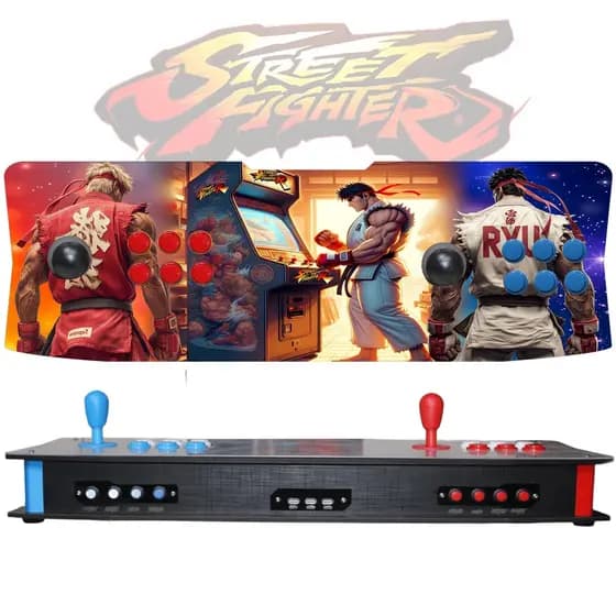 Fliperama Portatil Arcade Original Big Games 17 Mil Jogos +4 Controles