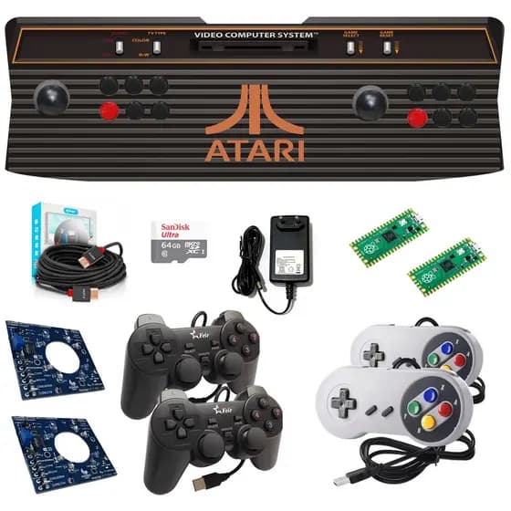 Controle arcade Big Games HDMI Shark 2 - 17 mil jogos - 4 Players