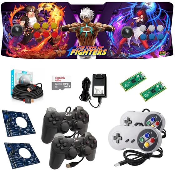 Fliperama Portátil Profissional + De 17000 Jogos Modelo 2026 + 4 Controles Extra
