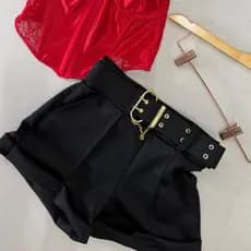 SHORT NEOPRENE ELASTICIDADE COM CINTO PMG