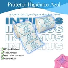 Protetor Higiênico 112x49 Papel 100 Und Na Cor Azul