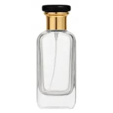 Frasco Perfume Arábe 100ml Com Válvula Luxo Dourado Preto Spray
