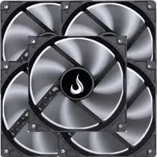 Kit 5 Cooler Fan 12cm 120mm Gabinete Gamer Pc Sem Led Novo Rise Mode