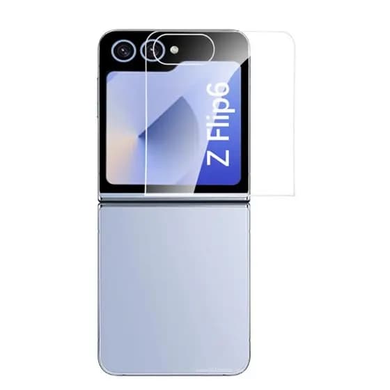 Película De Vidro PAra Tela Externa Traseira Para Samsung Galaxy Z Flip 6 / Z Flip 5 / Z FLIP 7