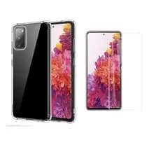 Kit Capa Reforçada Samsung Galaxy S20 FE + 02 Película De Nano Gel Frontal  Natsume