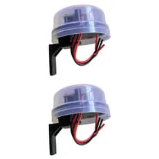 Kit 2x Relé Fotocélula Corujito Qualitronix Iluminação Automática Bivolt Com Suporte Original