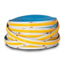 Fita De LED COB 12V 15W/M 360 LED/M Alto Brilho 3000K 4000K 6000K - Rolo 5 metros