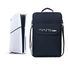 Nova Mochila Portátil PS5/PS5 Slim Travel Carrying Case Para Saco De Viagem Ombro Playstation 5 Game Console Acessórios