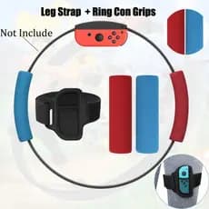 Faixa Elástica Ajustável Para Perna Nintendo Switch Joycon Ring Fit Adventure Pés Do Anel De Jogo Acessórios