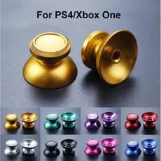 2PCS Joystick Analógico Metálico Tampa De Aderência Para PS4 Pro PS3 Xbox One Slim Series X S Acessórios Do Controlador