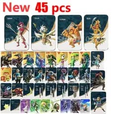Cartão Zeldas amxxbo Zelda Breath of the Wild Amibo Card Tears Kingdom Link Princesa Ganondorf NS2 Switch