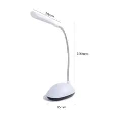 Mini Luminária Abajur Luz De Led Leitura De Mesa Flexível