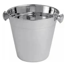 Mini Balde Para Gelo E Bebidas Em Aço Inox - 900ml / 12cm