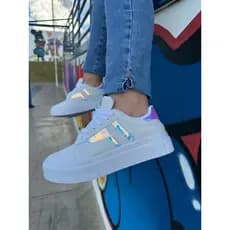 Tênis Casual Feminino Flatform Sola Alta Moda Estilo