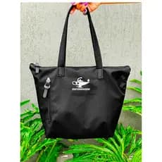 Bolsa Shopper Nylon ENFERMAGEM de Ombro Clean Esportiva Academia Bags Gym Masculino Feminino Ziper Vertical Frontal Resistente