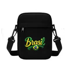 Shoulder Bag BRASIL COPA 2026 Casual Transversal Unisex Mini Masculina e Feminina