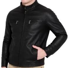Jaqueta Masculina Couro Estilo Motoqueiro Viagem Resistente