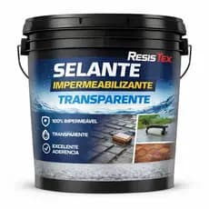 Selante impermeavel Resistex 4kg /1kg Resistente Rende Muito Anti Mofo Sem Cheiro Cobre Fisuras Super Resistente